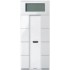 Imagem de Push button 4 gang plus with room temp. ctrl unit polar white glossy System M