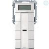 Imagem de Push button 4 gang plus with room temp. ctrl unit polar white glossy System M