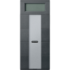 Imagem de Push button 4 gang plus with room temperature control unit anthracite System M