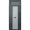 Imagem de Push button 4 gang plus with room temperature control unit anthracite System M