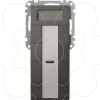 Imagem de Push button 4 gang plus with room temperature control unit anthracite System M