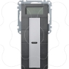 Imagem de Push button 4 gang plus with room temperature control unit anthracite System M