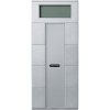 Imagem de Push button 4 gang plus with room temperature control unit aluminium System M