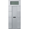 Imagem de Push button 4 gang plus with room temperature control unit aluminium System M