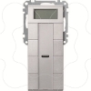 Imagem de Push button 4 gang plus with room temperature control unit aluminium System M