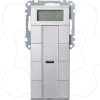 Imagem de Push button 4 gang plus with room temperature control unit aluminium System M