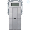 Imagem de Push button 4 gang plus with room temperature control unit aluminium System M