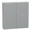 Imagem de M-Elegance - Tecla dupla - Wiser - Aluminio