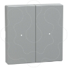 Imagem de M-Elegance - Tecla dupla - Wiser - Aluminio
