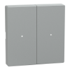 Imagem de M-Elegance - Tecla dupla - Wiser - Aluminio