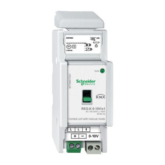 Imagem de MODULO DE CONTROLE 1-10V KNX REG-K/1COM ACIONAMENTO MANUAL