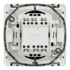 Imagem de Mureva Styl - Comutador de escada duplo - encastrar/saliente - IP55 - 16A - Cinzento