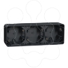 Imagem de Caixa de superficie Mureva Styl horizontal 3 elem. IP55 Cinzento