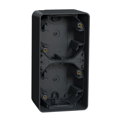 Mostrar detalhes para Caixa de superficie vertical 2 elem. Mureva Styl IP55 Cinzento Imagem de Caixa de superficie vertical 2 elem. Mureva Styl IP55 Cinzento