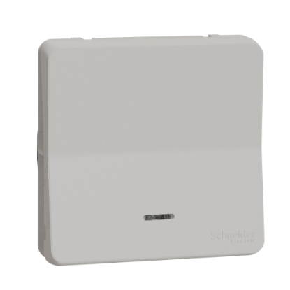 Mostrar detalhes para Comutador de escada Mureva Styl encastrar/saliente luminoso IP55 16A Branco Imagem de Comutador de escada Mureva Styl encastrar/saliente luminoso IP55 16A Branco
