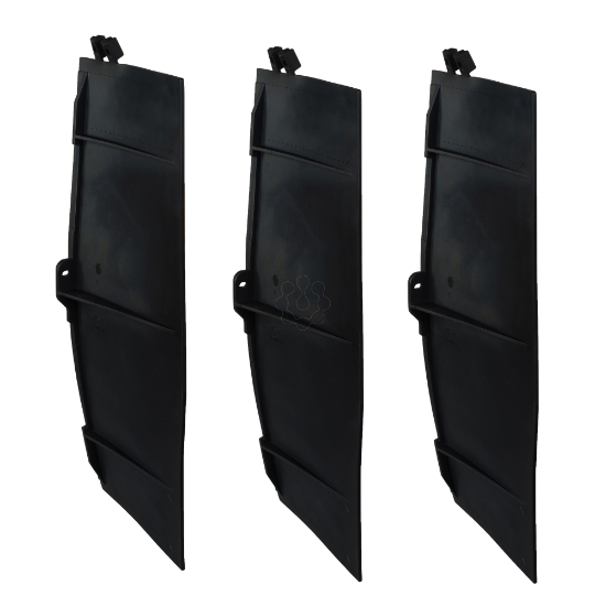 Imagem de 3 interphase barriers - MTZ2/MTZ3 rear connection - 3P/4P drawout - spare part