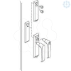 Imagem de Chrome-plated handle lock 1242 E for Spacial S3X enclosure