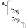 Imagem de Complete manual handle lock operated with key 220 2 for Spacial CRN enclosure