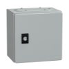 Imagem de Spacial CRN plain door w/o mount.plate. H200xW200xD150 IP66 IK10 RAL7035..