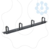 Imagem de Actassi - 19" front panel 1U with steel cable guides 4H - RAL7035