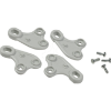 Imagem de Fixing lugs in thermoplastic PC and screws. for boxes = H150xL150 mm.