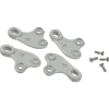 Imagem de Fixing lugs in thermoplastic PC and screws. for boxes = H150xL150 mm.