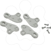 Imagem de Fixing lugs in thermoplastic PC and screws. for boxes = H150xL150 mm.