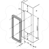 Imagem de Association kit enables sidebyside mounting of enclosures.