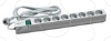 Imagem de Actassi - 1U power distribution rail - 8 sockets+switch 19P VDE