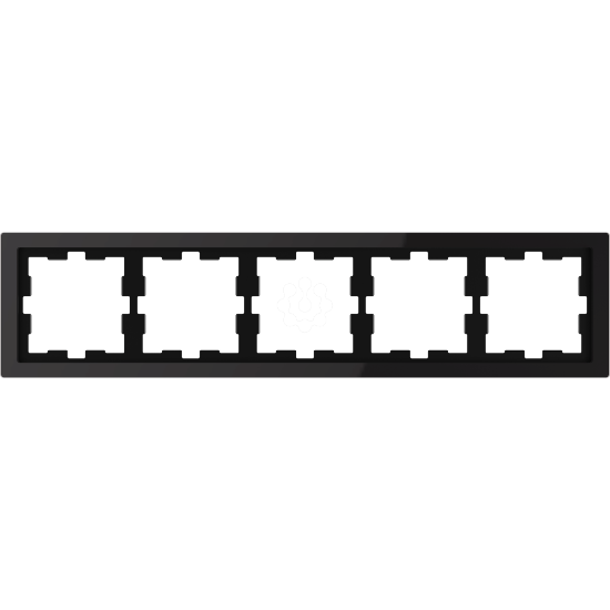 Imagem de D-Life - Quadro vert./horiz. 5 elementos - Vidro preto