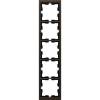 Imagem de D-Life - Quadro vert./horiz. 5 elementos - Metal mocca