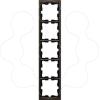 Imagem de D-Life - Quadro vert./horiz. 5 elementos - Metal mocca