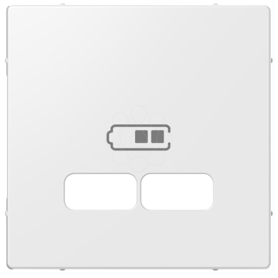 Imagem de M-Elegance - Centro de tomada carregador USB - Branco brilhante