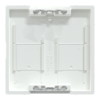 Imagem de M-Elegance - Centro de tomada RJ45 para ligadores com tampa deslizante - Branco ativo