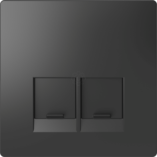 Imagem de D-Life - Centro de tomada RJ45 dupla - Antracite