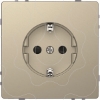 Imagem de D-Life - Tomada 2P+T com obturadores lig.rapida - 16A - Sahara