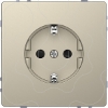 Imagem de D-Life - Tomada 2P+T com obturadores lig.rapida - 16A - Sahara
