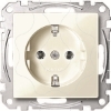 Imagem de SCHUKO socket outlet screwless terminals white glossy System M