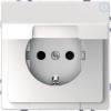 Imagem de D-Life - Tomada 2P+T com obturadores e tampa - 16A - Branco
