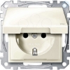 Imagem de SCHUKO sock. out. w. hng.lid IP44 shut. screwl. term. white glossy Sys. M