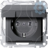 Imagem de M-Elegance - Tomada 2P+T com obturadores e tampa - IP44 - 16A - Antracite