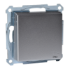 Imagem de M-Elegance - Tomada 2P+T com obturadores e tampa - IP44 - 16A - Aluminio