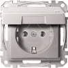 Imagem de M-Elegance - Tomada 2P+T com obturadores e tampa - IP44 - 16A - Aluminio