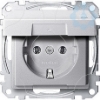 Imagem de M-Elegance - Tomada 2P+T com obturadores e tampa - IP44 - 16A - Aluminio