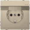 Imagem de D-Life - Tomada 2P+T com obturadores e tampa - IP44 - 16A - Sahara