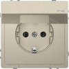 Imagem de D-Life - Tomada 2P+T com obturadores e tampa - IP44 - 16A - Sahara