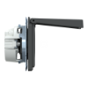 Imagem de D-Life - Tomada 2P+T com obturadores e tampa - IP44 - 16A - Antracite