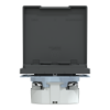 Imagem de D-Life - Tomada 2P+T com obturadores e tampa - IP44 - 16A - Antracite