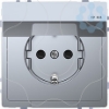 Imagem de D-Life - Tomada 2P+T com obturadores e tampa - IP44 - 16A - Aco