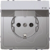 Imagem de D-Life - Tomada 2P+T com obturadores e tampa - IP44 - 16A - Aco